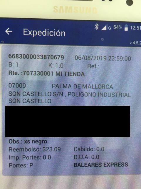 remitente estafa iphone